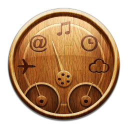 Wooden Dashboard Icon 256x256 png